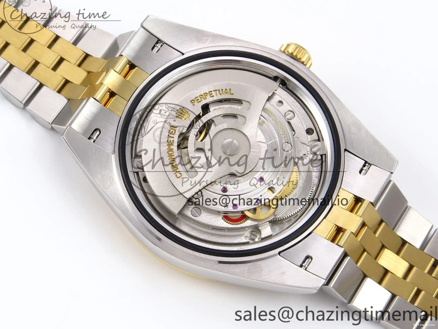 0116 DateJust 41 126333 EWEF Best Edition YG Texuted Dial on SS YG Jubilee Bracelet A Snug 992